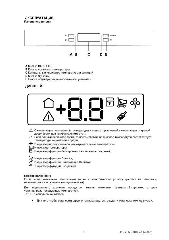 Инструкция Electrolux ERE-34400