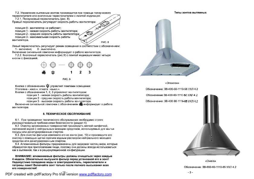 Инструкция Elikor Epsilon