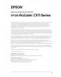 Инструкция Epson AcuLaser CX11