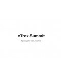 Инструкция Garmin eTrex Summit