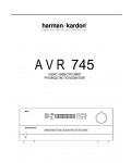Инструкция Harman/Kardon AVR-745