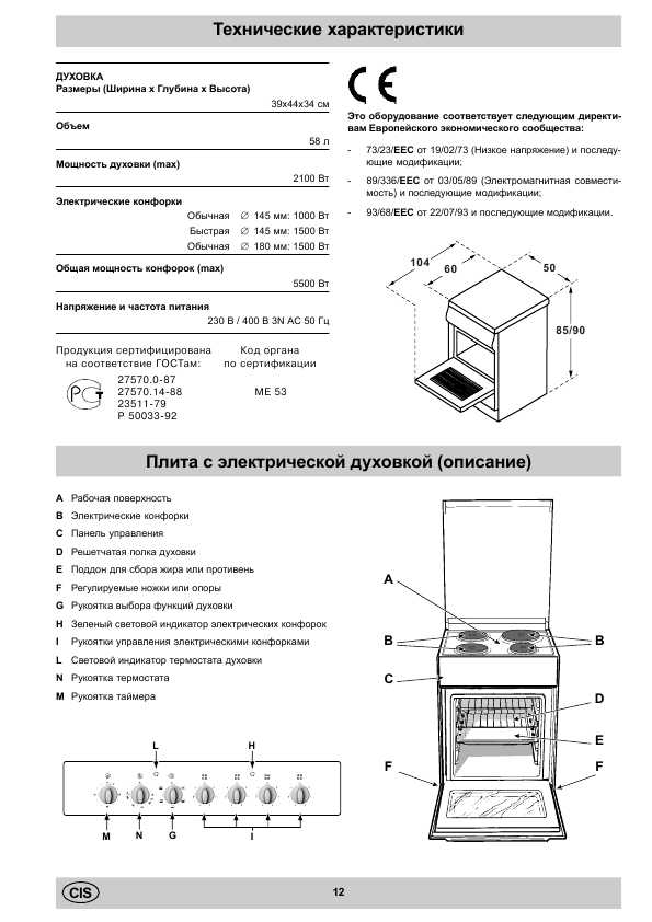 Как пользоваться духовкой электрической мечта старого образца