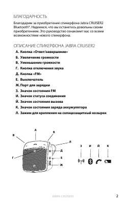 Инструкция Jabra Cruiser2