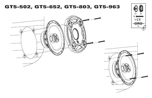Инструкция JBL GT5-502