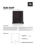 Инструкция JBL SUB550P