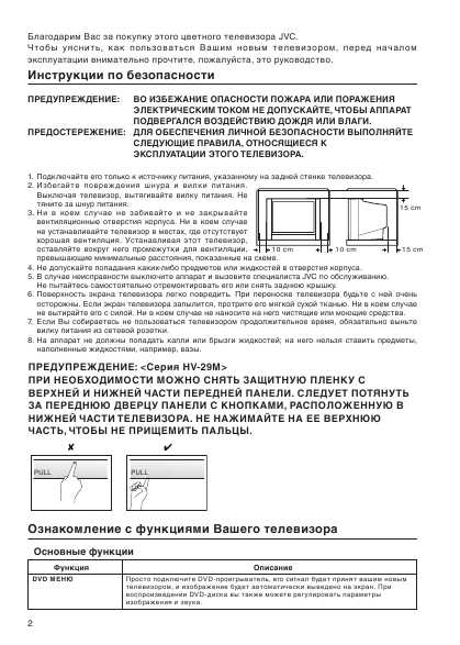 Инструкция JVC HV-29JL25