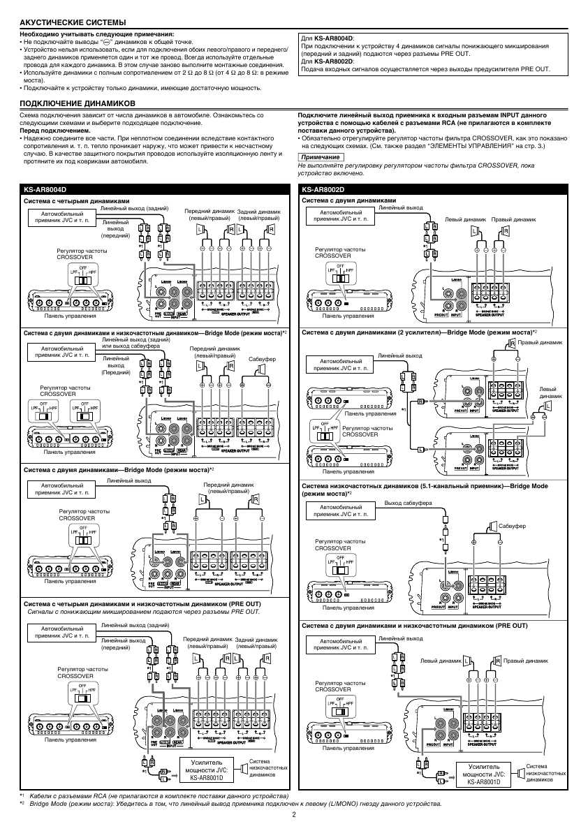 Инструкция JVC KS-AR8002D