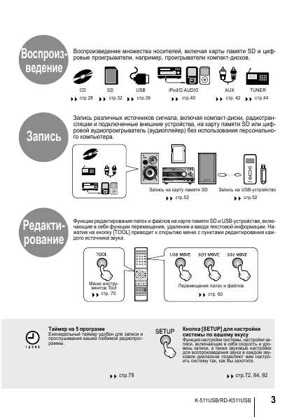 Инструкция Kenwood K-511USB