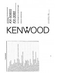 Инструкция Kenwood KX-3080