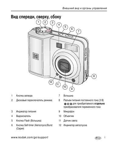 Инструкция Kodak C-360