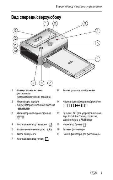Инструкция Kodak Printer Dock