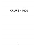 Инструкция Krups 4000