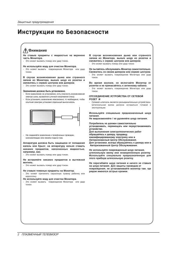 Инструкция LG 50PY2R