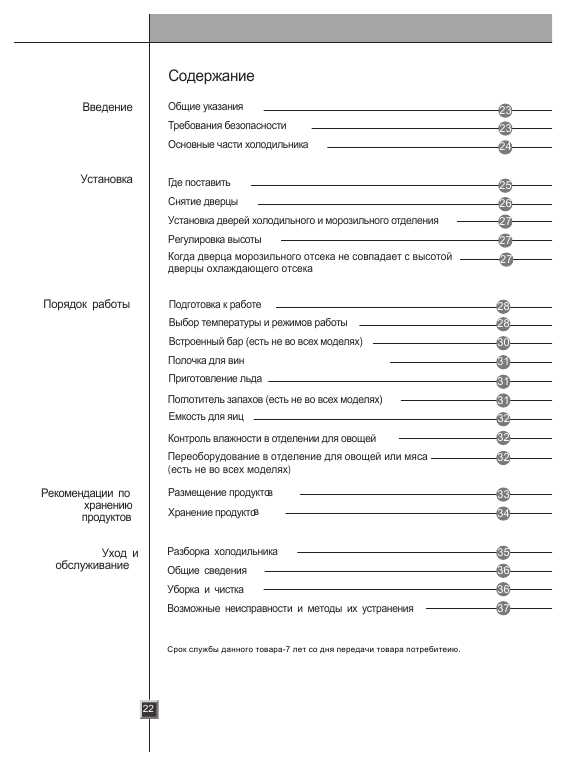 Инструкция LG GR-C207WTQA