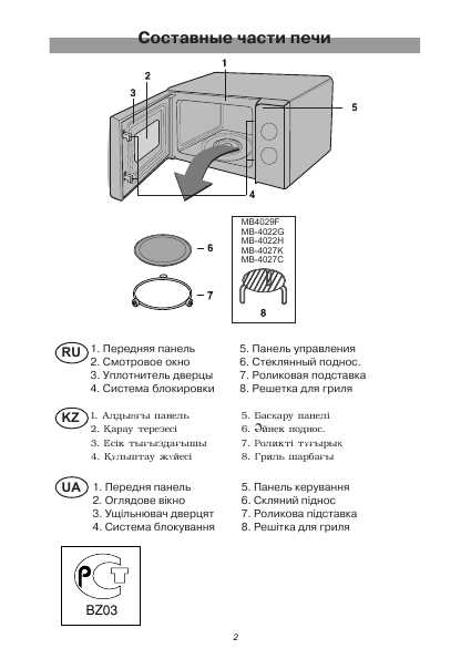 Инструкция LG MS-2029F