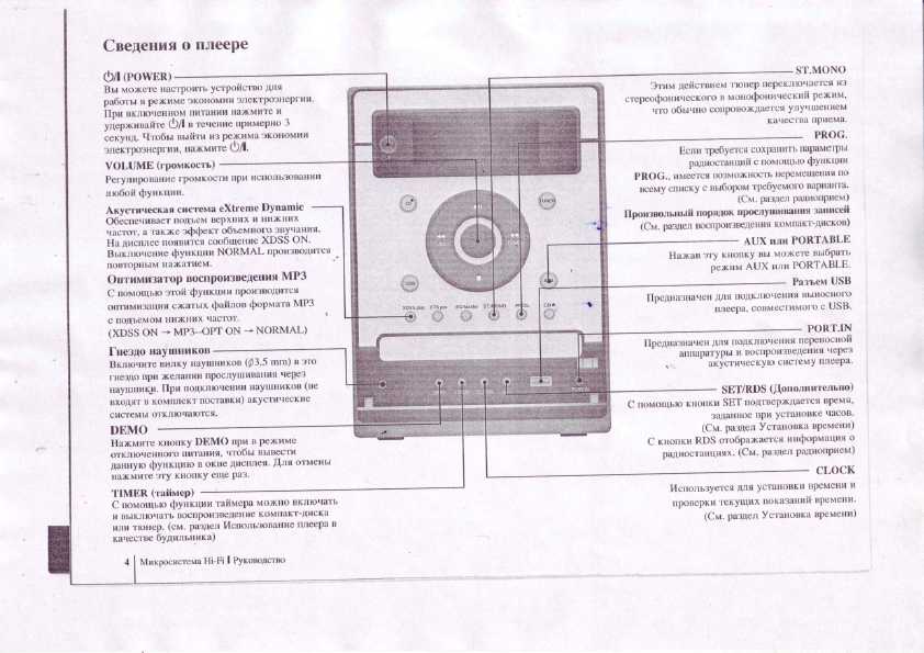 Инструкция LG XC-U102X