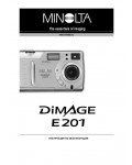 Инструкция Minolta Dimage E201