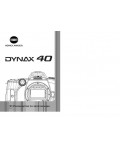 Инструкция Minolta Dynax 40