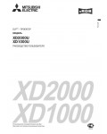 Инструкция Mitsubishi XD-1000U