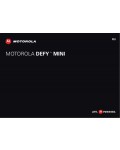 Инструкция Motorola Defy Mini