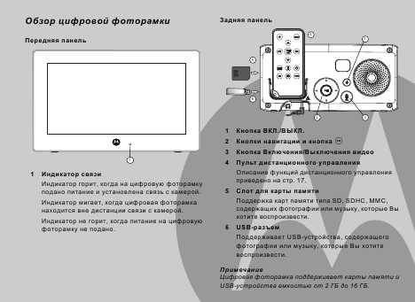 Инструкция Motorola MFV-700