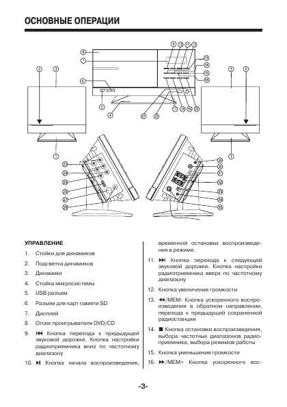 Инструкция Mystery MMK-809U