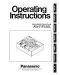Инструкция Panasonic AW-RP555L