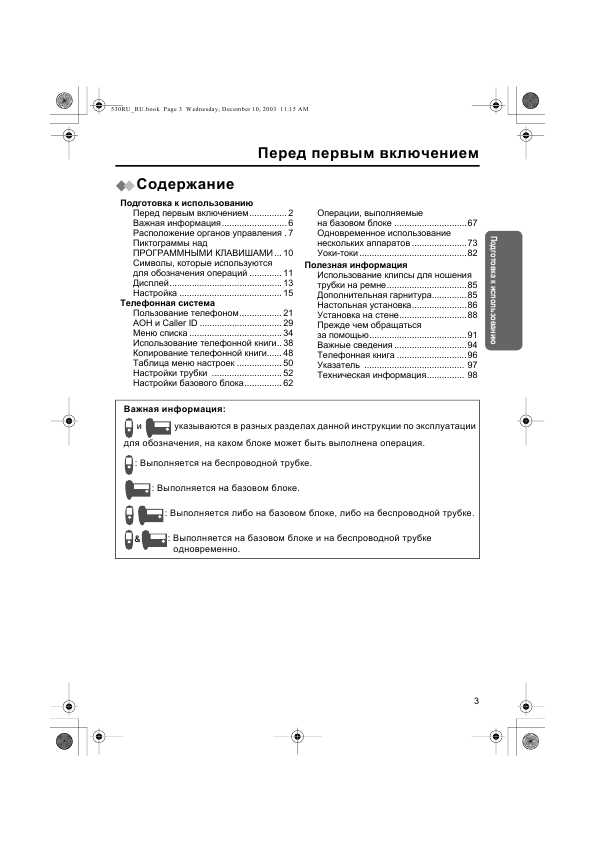 Инструкция Panasonic KX-TCD530RU