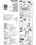 Инструкция Panasonic RQ-SX76