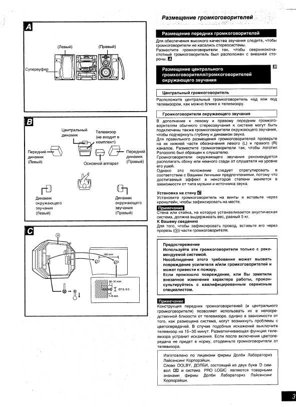 Инструкция Panasonic SC-AK55