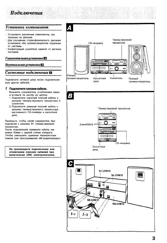 Инструкция Panasonic SC-CH610