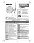 Инструкция Panasonic SL-CT820