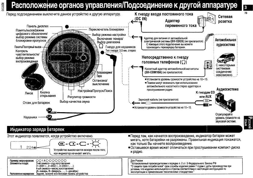 Инструкция Panasonic SL-J610V