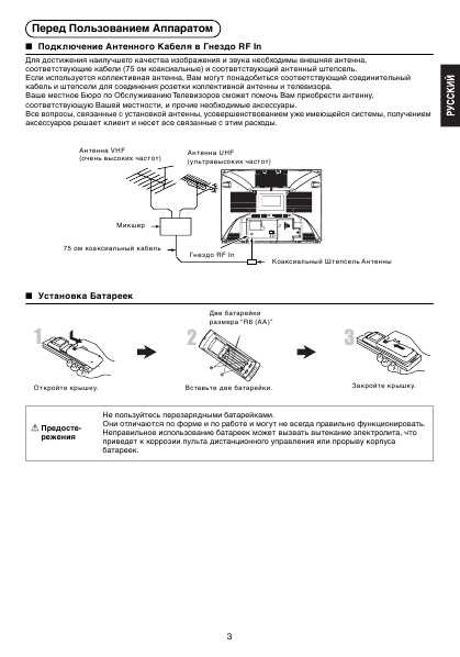 Инструкция Panasonic TC-21FJ10T