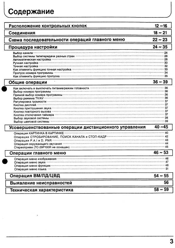 Инструкция Panasonic TC-29P10R