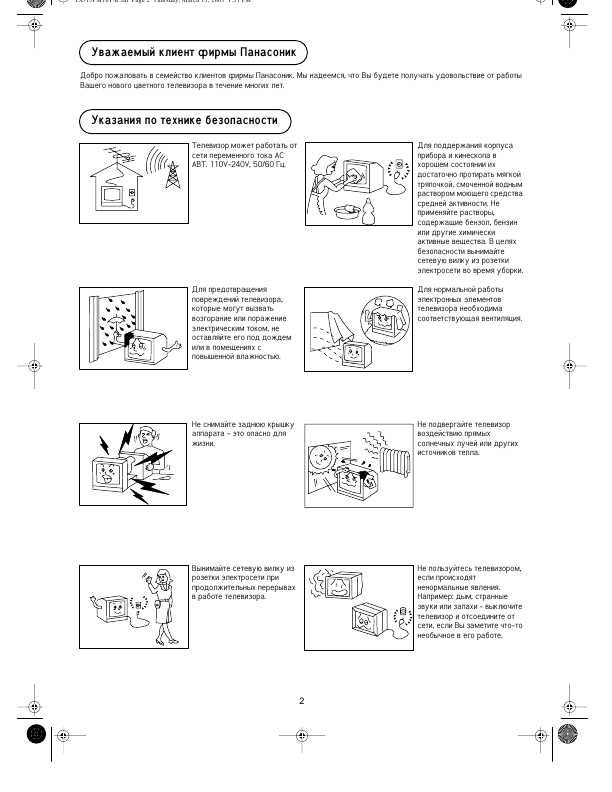 Инструкция Panasonic TX-15PM10T