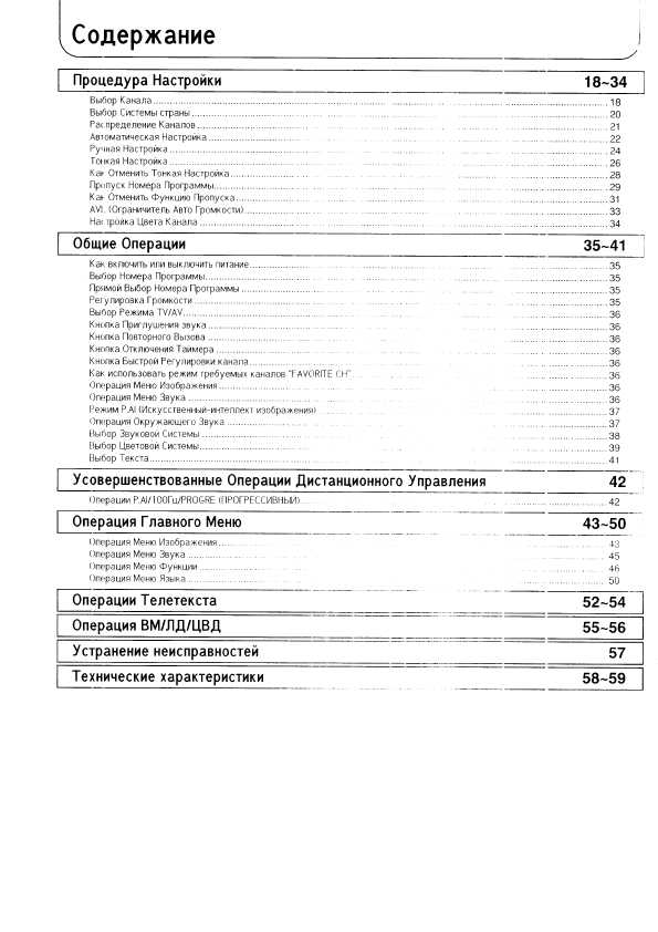 Инструкция Panasonic TX-29P180T