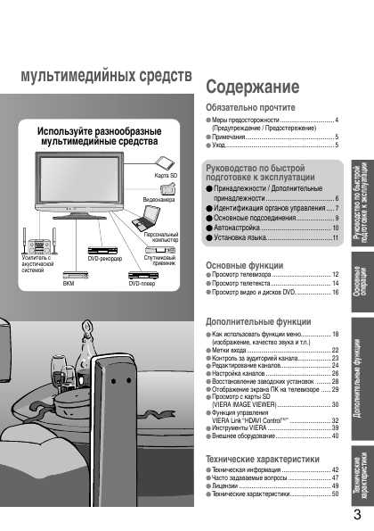 Инструкция Panasonic TX-LR19X10