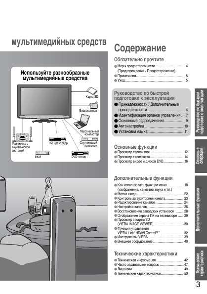 Инструкция Panasonic TX-LR32C11