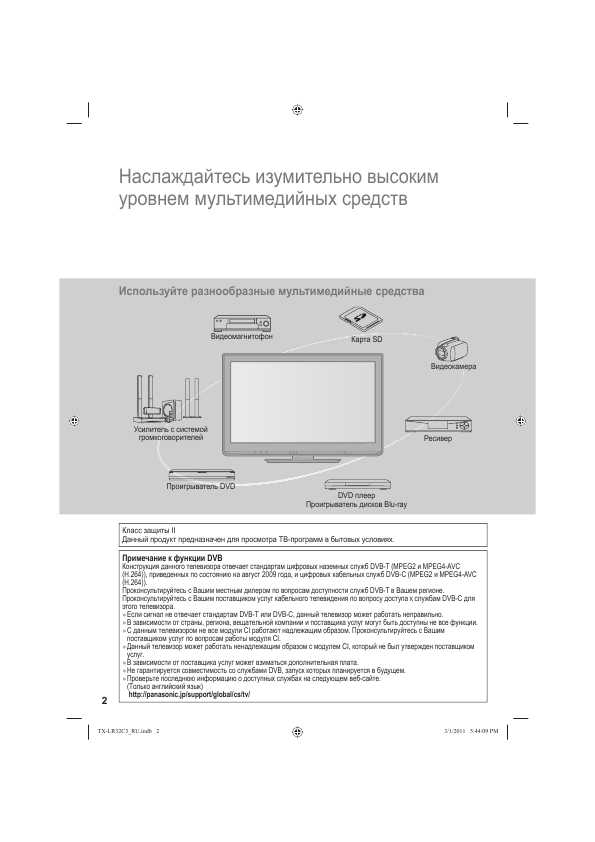 Инструкция Panasonic TX-LR32C3