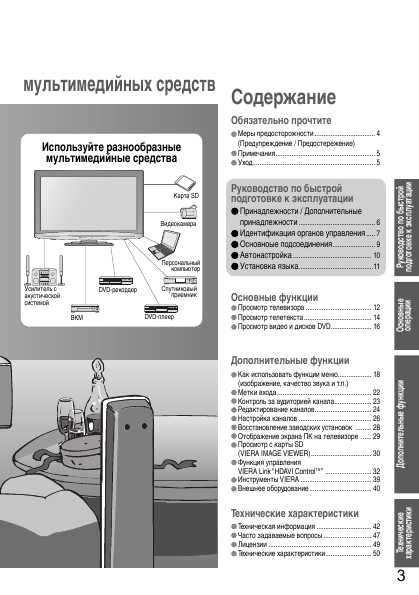 Инструкция Panasonic TX-LR32X10