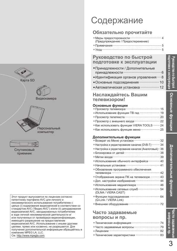 Инструкция Panasonic TX-PR50G20