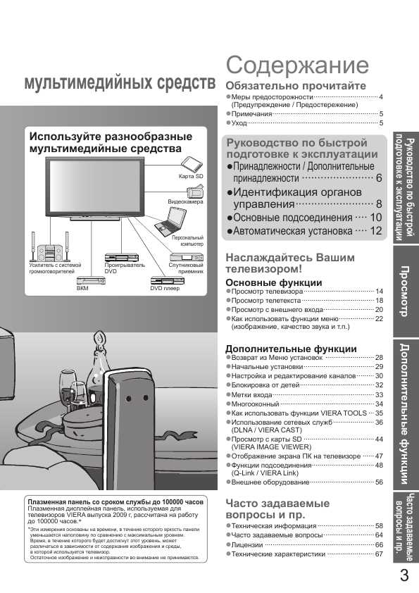 Инструкция Panasonic TX-PR65V10