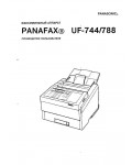 Инструкция Panasonic UF-744