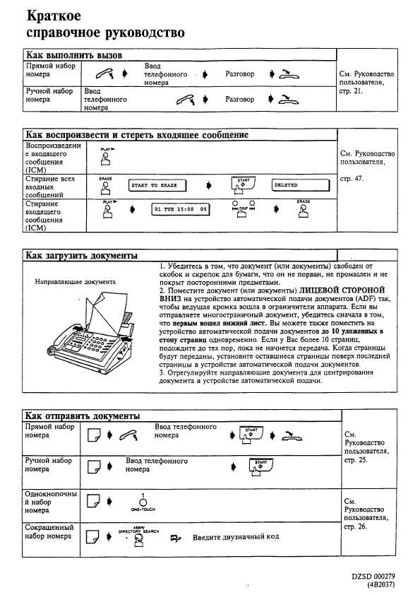 Инструкция Panasonic UF-S10