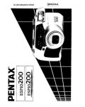 Инструкция Pentax Espio-200