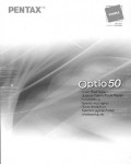 Инструкция Pentax Optio 50