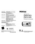 Инструкция Pentax Optio W10