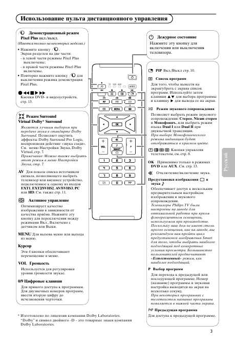 Инструкция Philips 42PF3320