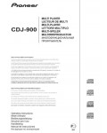 Инструкция Pioneer CDJ-900
